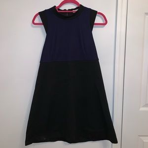 BCBG Navy and Black Mini Dress